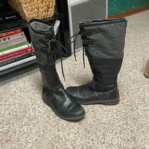 Ugg leather fleece lined waterproof high boots